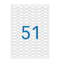 Klika - mapje afneembaar juwelier 306 stuks - 50 stuks