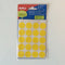 Klika - mapje permanent 19mm rond geel 100x - 160 stuks