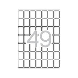 Klika - mapje permanent 19x27 mm 735 stuks - 50 stuks
