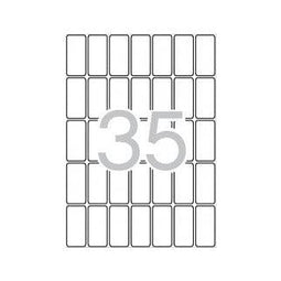 Klika - mapje permanent 19x40 mm 525 stuks - 50 stuks
