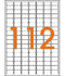 Klika - mapje removable 12x18 mm 1120 stuks