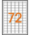 Klika - mapje removable 16x22 mm 720 stuks