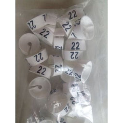 Klika - MB wit/zwart 22 voor op kledinghanger - 40 stuks