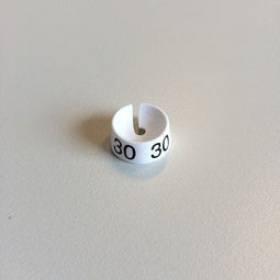 Klika - MB wit/zwart 30 voor op kledinghanger - 40 stuks