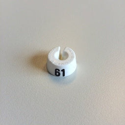 Klika - MB wit/zwart 61 voor op kledinghanger - 40 stuks