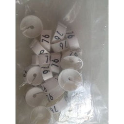 Klika - MB wit/zwart 76 voor op kledinghanger - 40 stuks