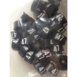 Klika - MB zwart/wit 47 voor op kledinghanger - 40 stuks