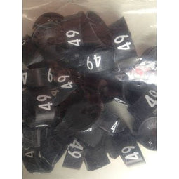 Klika - MB zwart/wit 49 voor op kledinghanger - 40 stuks