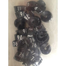Klika - MB zwart/wit 76 voor op kledinghanger - 40 stuks