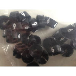 Klika - MB zwart/wit 9 voor op kledinghanger - 40 stuks