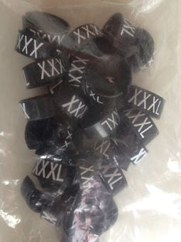 Klika - MB zwart/wit XXXL voor op kledinghanger - 40 stuks