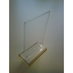 Klika - Menu-standaard acryl A5 - 15x21cm zwaar - 9 stuks