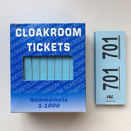 Klika - Nummerblokjes 1-1000 =set 10 boek BLAUW - 30 stuks