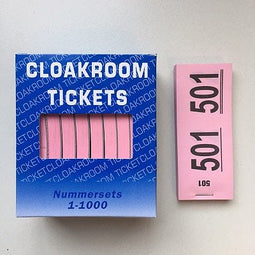 Klika - Nummerblokjes 1-1000 =set 10 boekje ROZE - 30 stuks