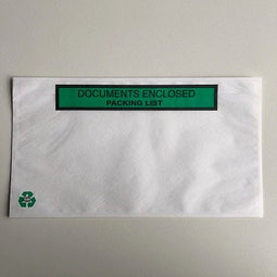 Klika - Paklijst-enveloppen Dinlong Doc. papier - 3 stuks