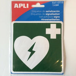 Klika - Pictogram AED Defibrillator - 50 stuks