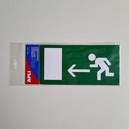 Klika - Pictogram EMERGENCY EXIT LEFT - 20 stuks