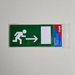 Klika - Pictogram EMERGENCY EXIT RIGHT - 20 stuks