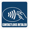 Klika - Pictogram loos betalen -blauw/wit