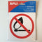 Klika - Pictogram Verboden voor open vuur