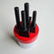 Klika - Plekolit stiftpot rood 4 stiften breed - 4 stuks