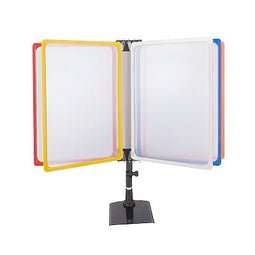 Klika - PLU-standaard 2x verstelbaar -5xA4 zwart - 2 stuks