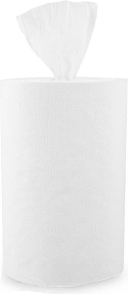 Klika - Poetspapier | 1-laags | kernloos | 20cm | 120m | cellulose | wit | 12 rol