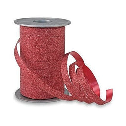 Klika - Poly glitter rood 100 meter breedte 10 - 10 stuks
