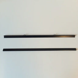 Klika - Posterklemmen set 420 mm lang 0/2 zwart