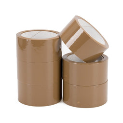 Klika - Pp acryl e low noise bruin 50 mm x 66 meter | 6 stuks