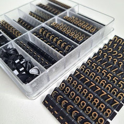 Klika - Prijscassette Etalage 10mm zwart/goud