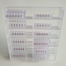 Klika - Prijscassette Vitrine 6mm transp/bruin - 3 stuks