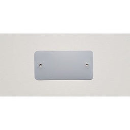 Klika - PVC labels 54x108 mm grijs 2 gaten 1000