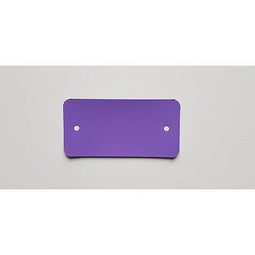 Klika - PVC labels 54x108 mm paars 2gaten 1000st