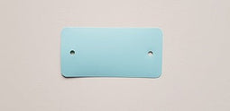 Klika - PVC labels 54x108 mm pastel blauw 2gaten