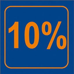 Klika - Raambiljet 10% , afmeting 24x23 cm. - 80 stuks