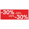 Klika - Raambiljet -30% , afmeting 69x24 cm.