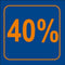 Klika - Raambiljet 40% , afmeting 24x23 cm.