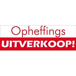 Klika - Raambiljet Opheffingsuitverkoop 24x70cm - 70 stuks