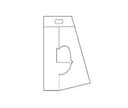 Klika - Rugsteun karton hoogte 290mm