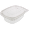 Klika - Bak | Gerecycled PET | 500ml | saladebak | 150x124x55mm | transparant | 450 stuks