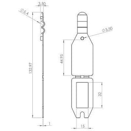 Klika - Scanvaantje pocket transparant 25x38mm