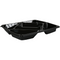 Klika - Schaal | cateringschaal | 6-vaks | gerecycled PET | 320x265x40mm | zwart | 100 stuks