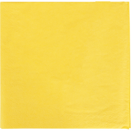 Klika - Servet | 1/4 vouw | 2-laags | 33x33cm | cellulose | geel | 250 stuks