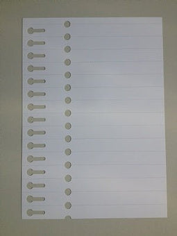 Klika - Sleufetiket 19x210mm op laservel A4