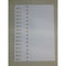 Klika - Sleufetiket 19x210mm op laservel A4