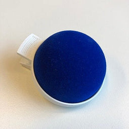 Klika - Speldenkussen met clip wit met blauw kus - 20 stuks