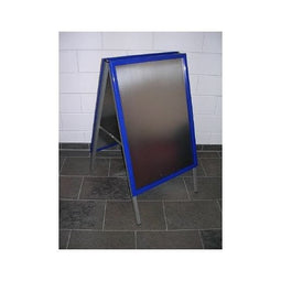 Klika - Stoepbord 59x84 cm blauw klapprofiel A1 - 2 stuks