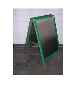Klika - Stoepbord 59x84 cm groen klapprofiel A1 - 2 stuks