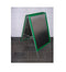Klika - Stoepbord 59x84 cm groen klapprofiel A1 - 2 stuks